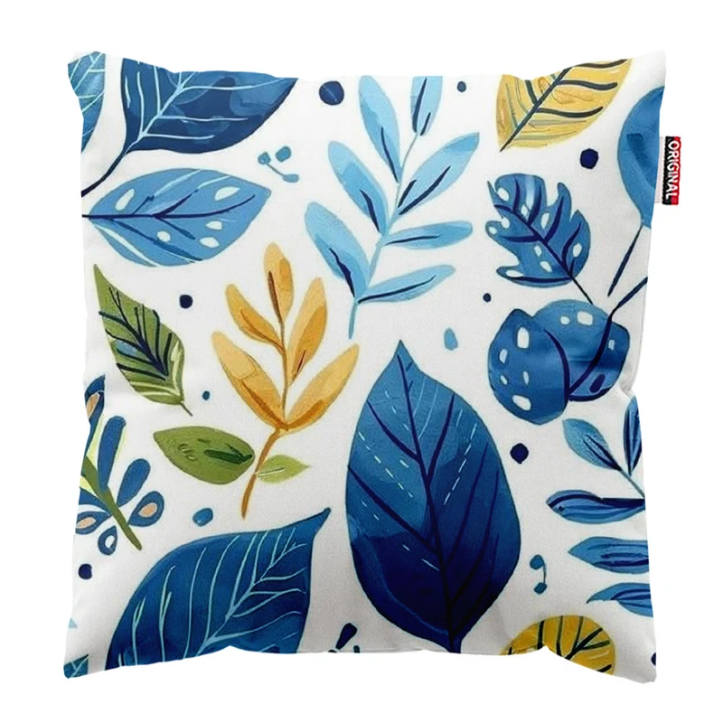  کوسن پاد آفرین طرح برگ کد 1577 سایز 30*30 سانتی متر