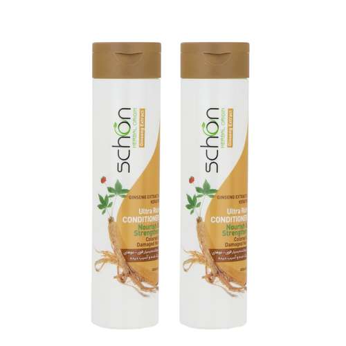 شامپو نرم کننده مو شون مدل keratin And Ginseng Extract حجم 400 میلی لیتر مجموعه 2 عددی