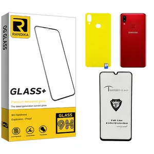 Randika Randika Screen Protector For samsung a10s With Back Protector