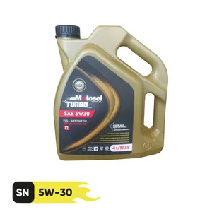   روغن موتور موتوسل مدل توربو SN - 5W30 حجم 4 لیتر