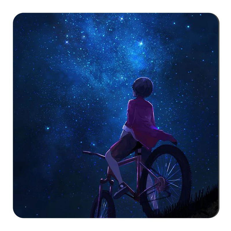 مگنت طرح دختر دوچرخه سوار و ستاره ها کد NIM2190