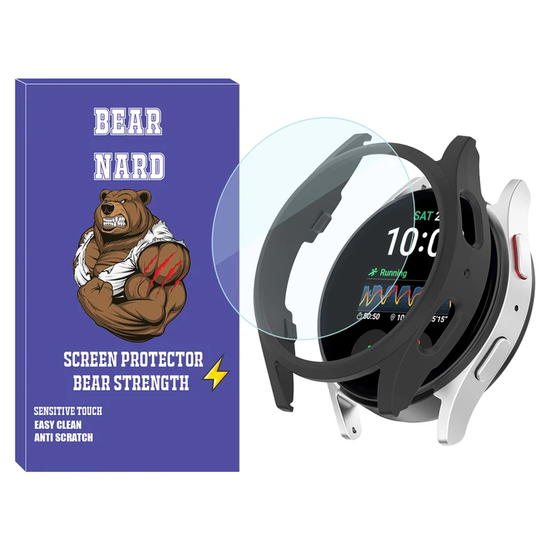 کاور برنارد مدل PC Bumper BR مناسب برای ساعت هوشمند سامسونگ Galaxy Watch 7 40mm به همراه محافظ صفحه نمایش