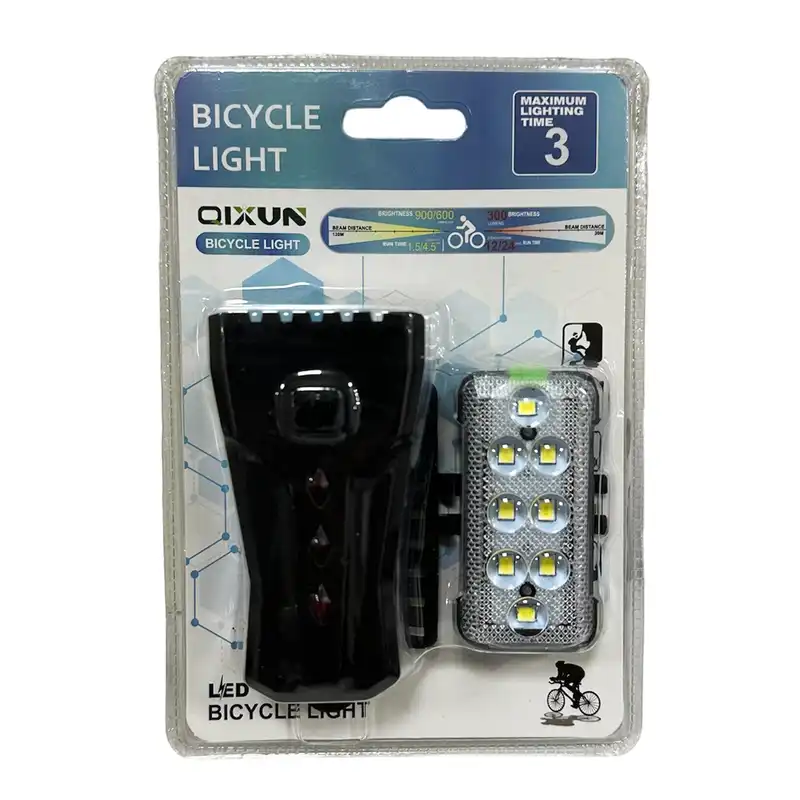 چراغ جلو و عقب دوچرخه مدل QX-T1218