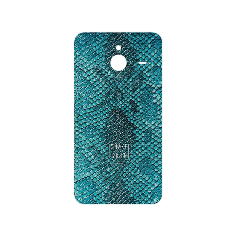 برچسب پوششی ماهوت مدل Blue Snake Skin مناسب برای گوشی موبایل مایکروسافت Lumia 640 XL
