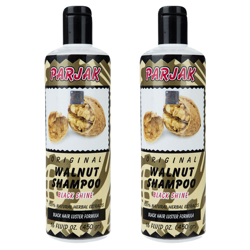 شامپو مو پرژک مدل Walnut وزن 450 گرم بسته 2 عددی