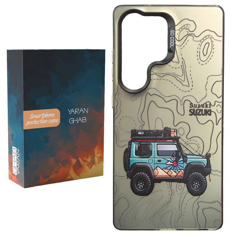 کاور قاب یاران مدل jeep مناسب برای گوشی موبایل سامسونگ Galaxy S25 Ultra