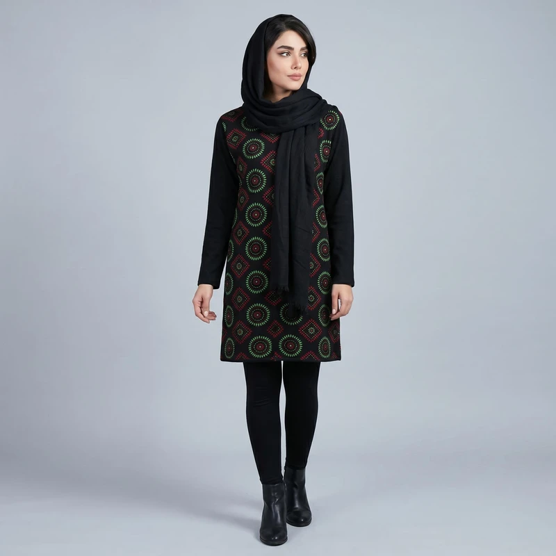 مانتو زنانه مدل نپالی و ژاکارد کد tm-2904