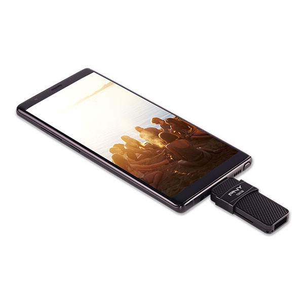 فلش مموری پی ان وای مدل DUO LINK USB 3.1 Type-C OTG ظرفیت 128 گیگابایت