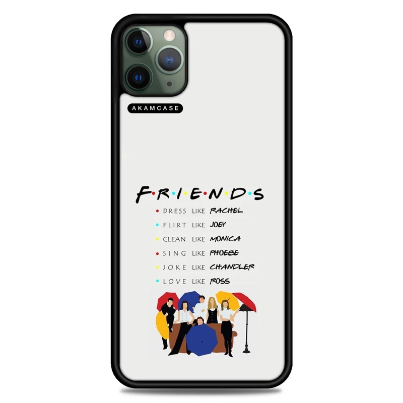 کاور آکام مدل AMCWA11PROMAX-FRIENDS7 مناسب برای گوشی موبایل اپل iPhone 11 Pro Max