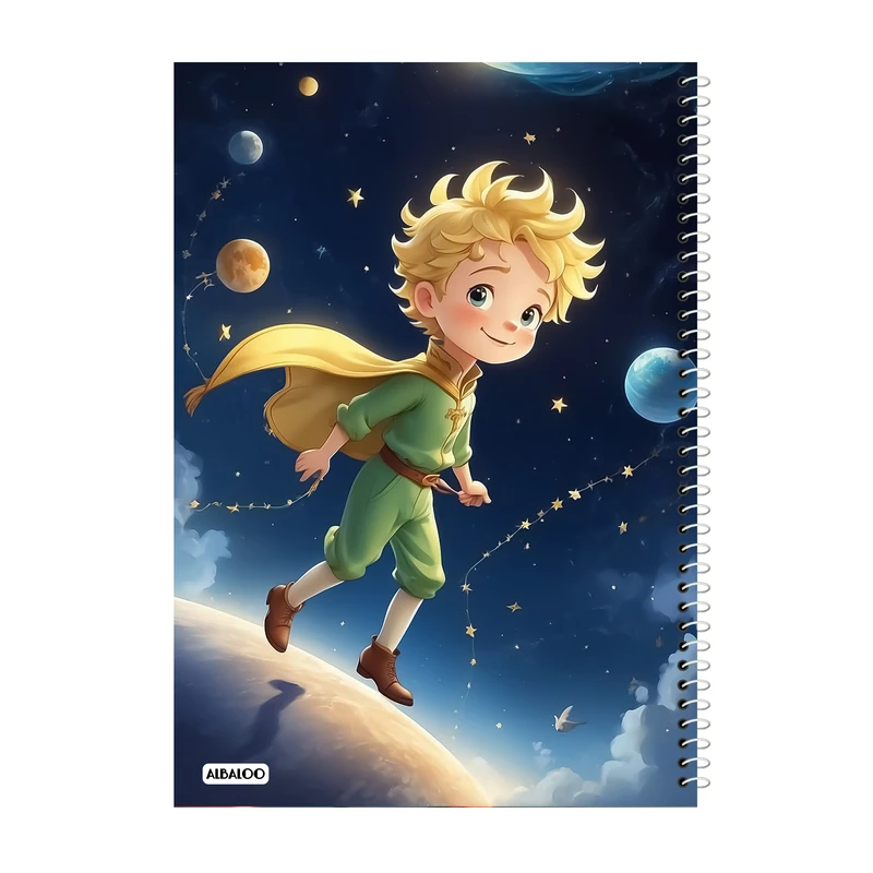 دفتر نقاشی 50 برگ آلبالو طرح پسر فانتزی کد 2313