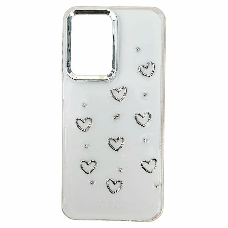 کاور مدل رزینی طرح قلب مناسب برای گوشی موبایل سامسونگ Galaxy A17