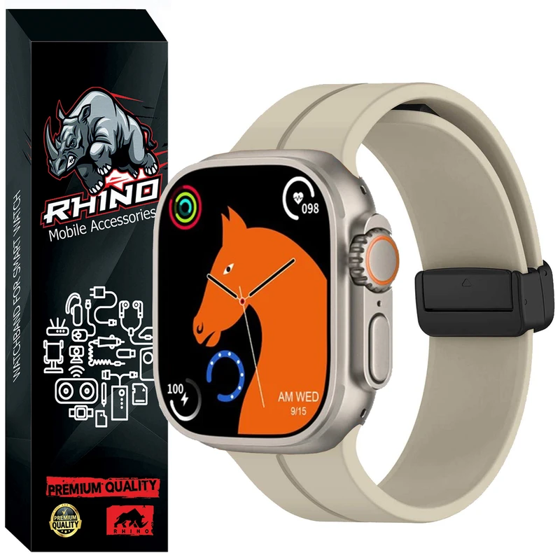 بند راینو مدل Magnetic مناسب برای ساعت هوشمند اسمارت T900 Ultra