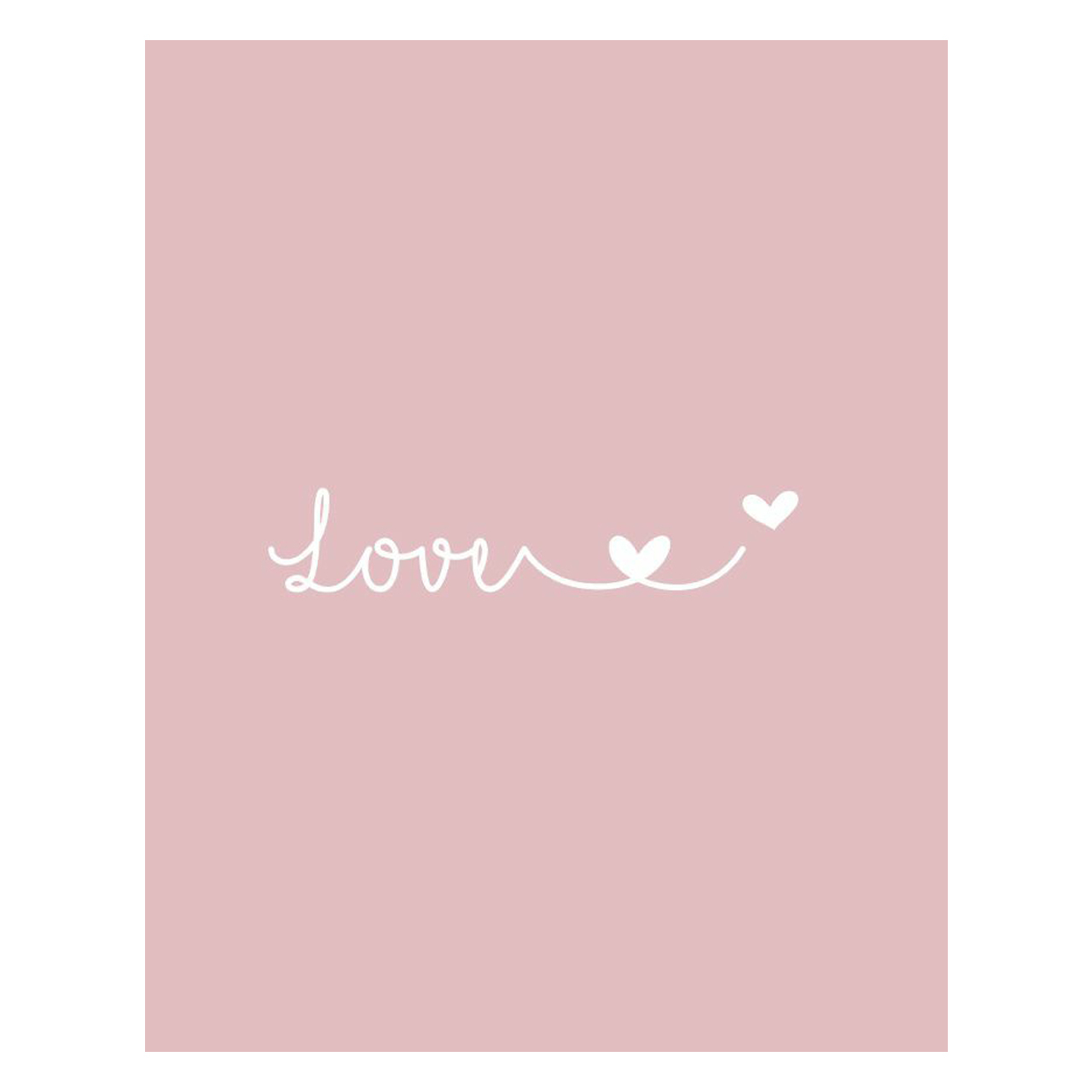 کارت پستال ماهتاب طرح love کد 1699