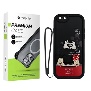 Mophie Silicone Puffer Minni Mouse Strap Cover for Apple iPhone 7/8