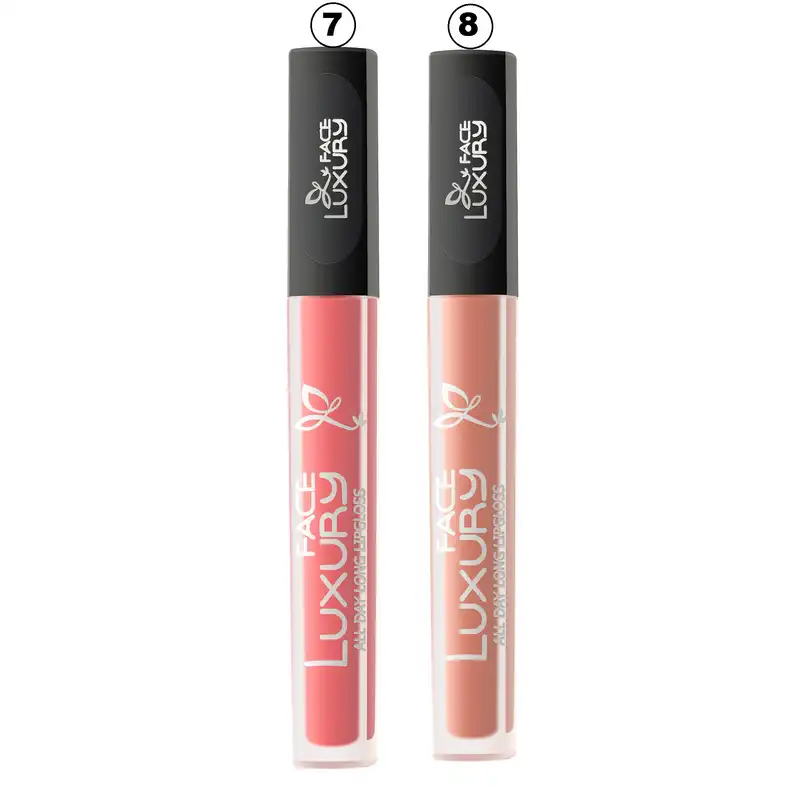 رژ لب مایع لاکچری فیس مدل 07-08 بسته 2 عددی