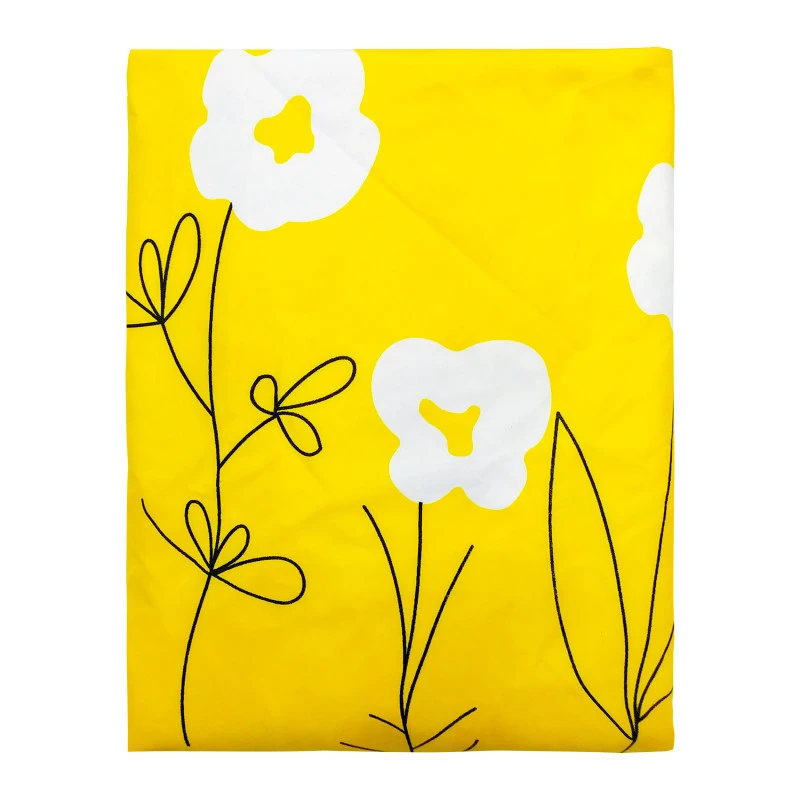 روکش لحاف مدل بابونه یک نفره سایز 160 ×220  سانتی متر
