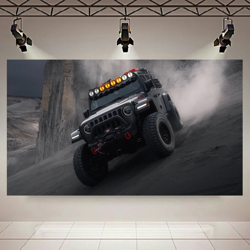 تابلو بوم طرح ماشین مدل جیپ Wrangler کد AR2020