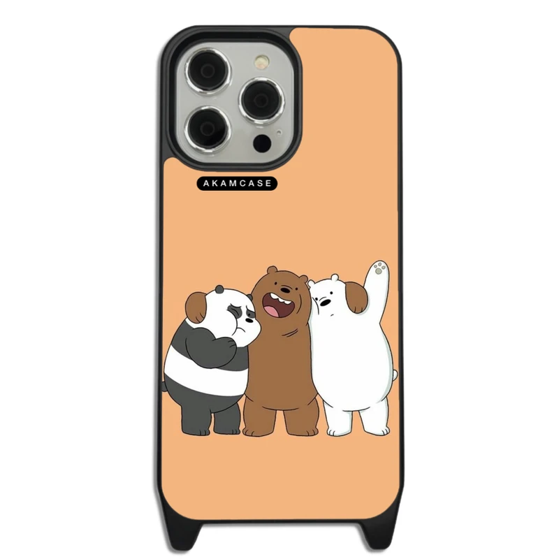 کاور آکام مدل AMCWLA14PROMAX-BARE BEAR10 مناسب برای گوشی موبایل اپل iPhone 14 Pro Max