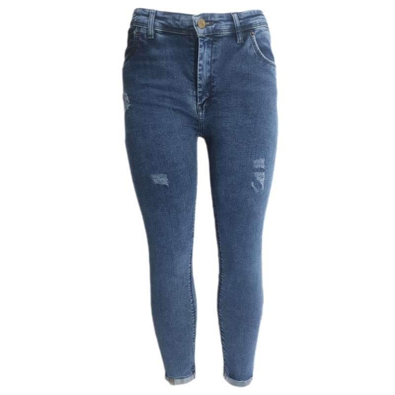 شلوار جین زنانه مدل دمپا پاکتی 90