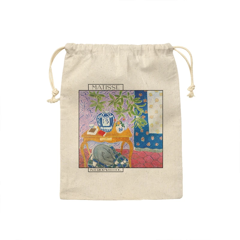 نظم دهنده ترمه طراحان ایده مدل نمای داخلی با سگ از ماتیس کد art0612 - L