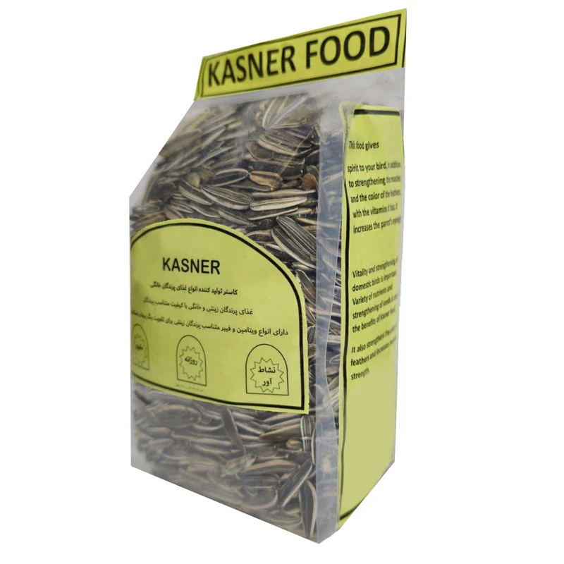 غذای طوطی برزیلی کاسنر مدل تخمه دورسفید وزن 1000 گرم