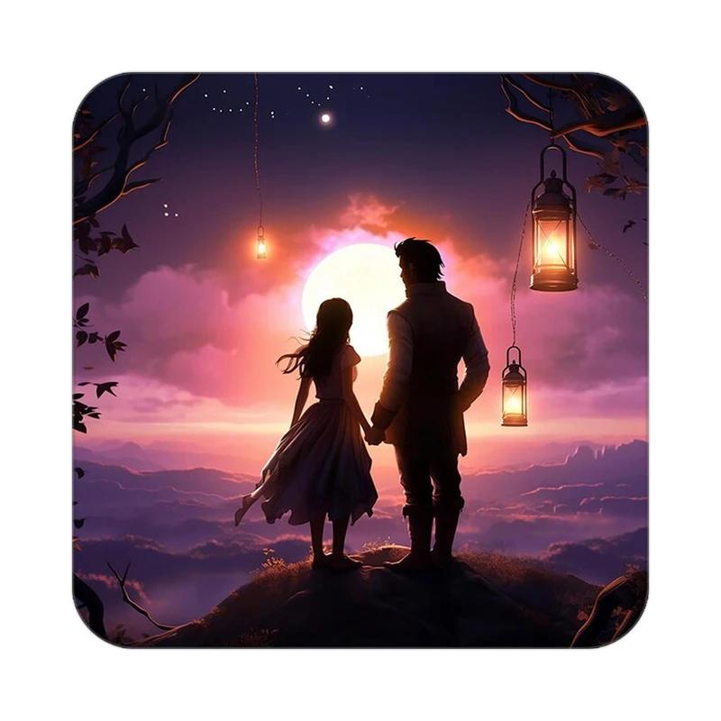 زیر لیوانی کاکتی مدل عاشقانه کد mp12482