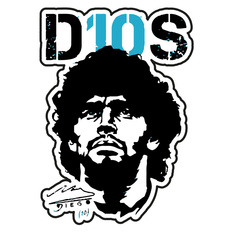 استیکر لپ تاپ مدل Diego کد 323