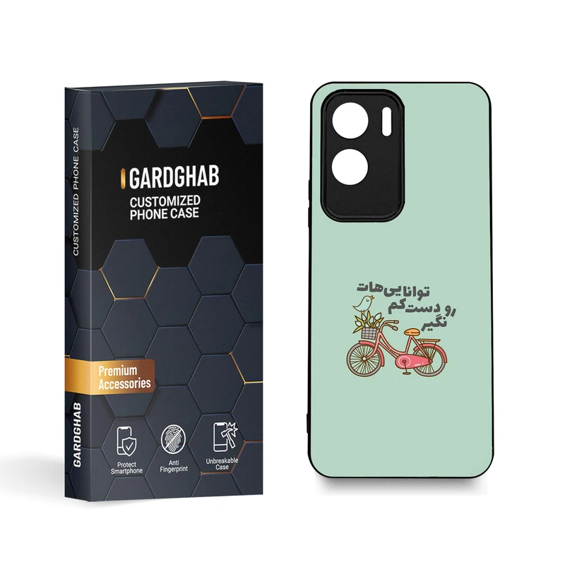 کاور گارد قاب مدل تکست مناسب برای گوشی موبایل آنر X50i \ 90 Lite 5G