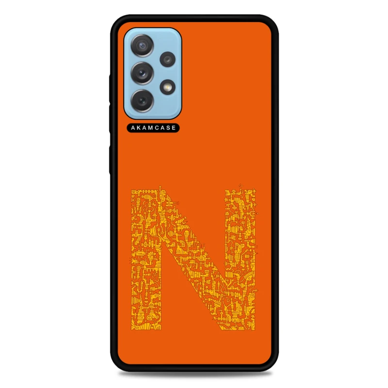 کاور آکام مدل AMC-WSGA72-ALPHADOODLEBET-14 مناسب برای گوشی موبایل سامسونگ Galaxy A72