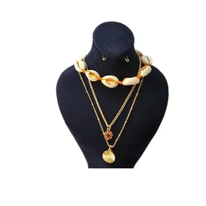 گردنبند زنانه لفتیز مدل SS 0172 مجموعه 3 عددی