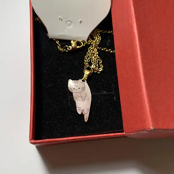 گردنبند زنانه مدل گربه