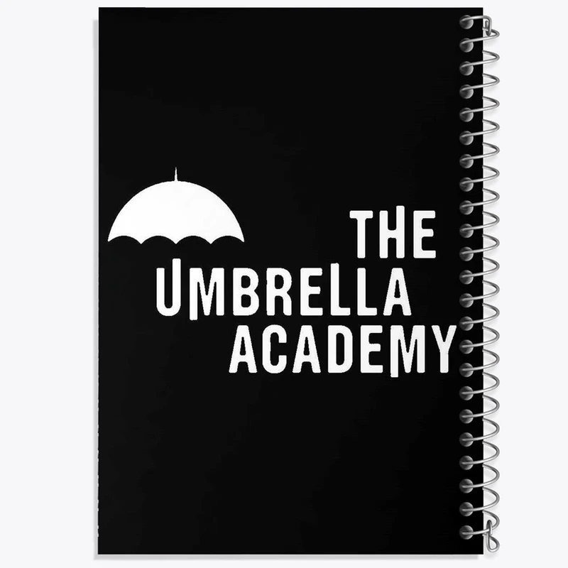 دفتر ژورنال نویسی 50 برگ خندالو مدل نقطه ای طرح سریال آکادمی آمبرلا The Umberella Academy کد 28549