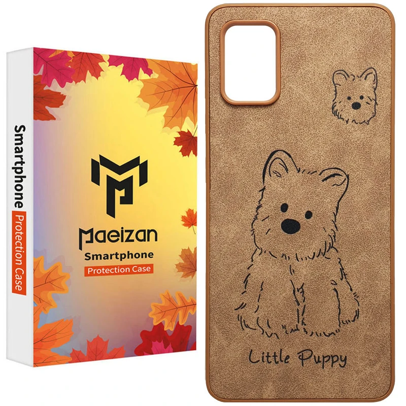 کاور پاییزان مدل Little Puppy طرح لاکجری مناسب برای گوشی موبایل سامسونگ Galaxy A51 / M40s
