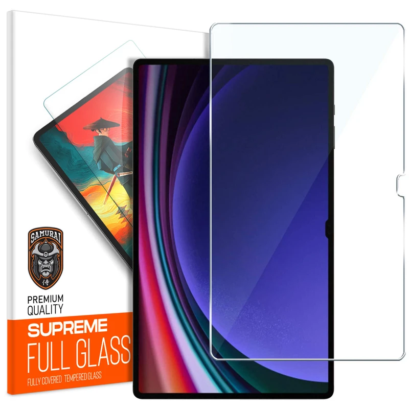 محافظ صفحه نمایش شفاف سامورایی مدل GlastR مناسب برای تبلت سامسونگ Galaxy Tab S10 Ultra / Tab S9 Ultra