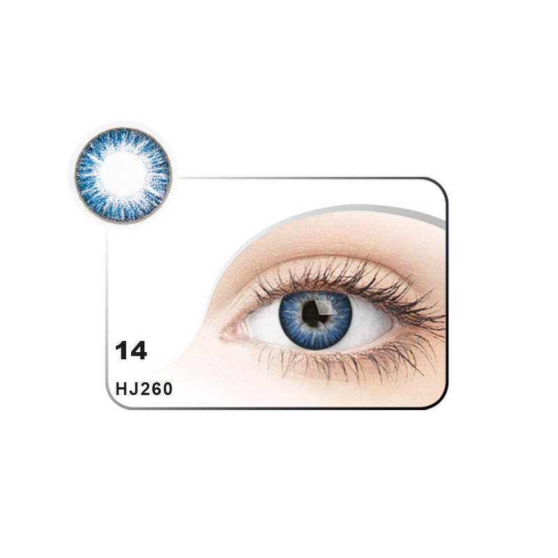 لنز چشم مکسی بل مدل 1221 شماره 14 رنگ طوسی آبی
