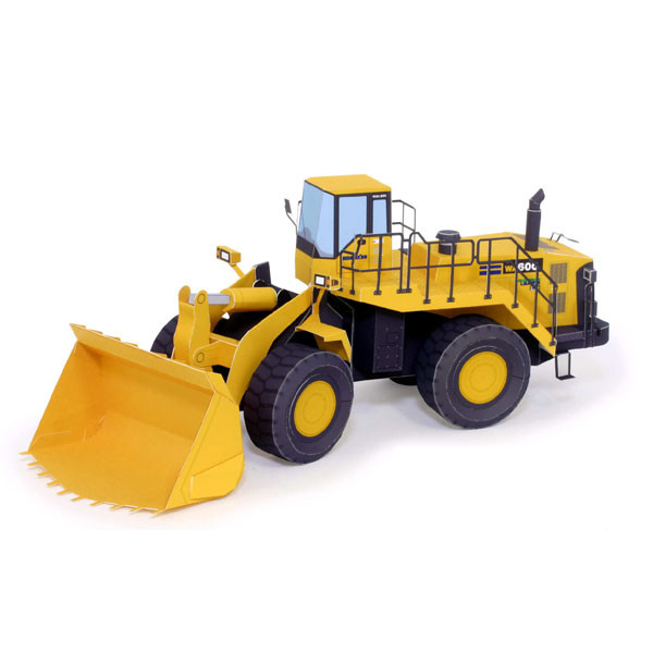 بازی آموزشی مدل کاردستی ماکت لودر کوماتسو کد WA600