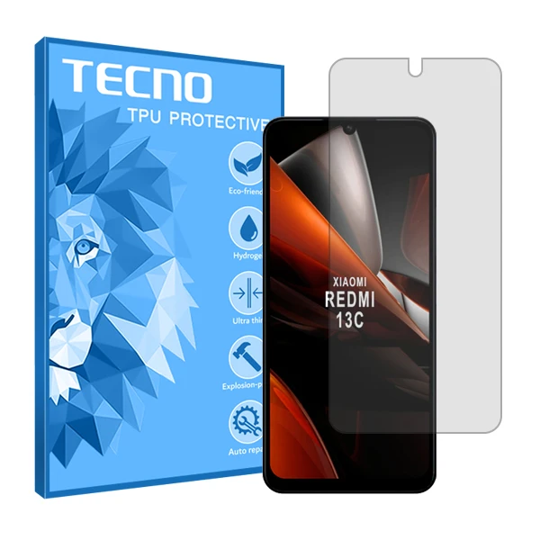 محافظ صفحه نمایش شفاف تکنو مدل Hygel مناسب برای گوشی موبایل شیائومی Redmi 13C 