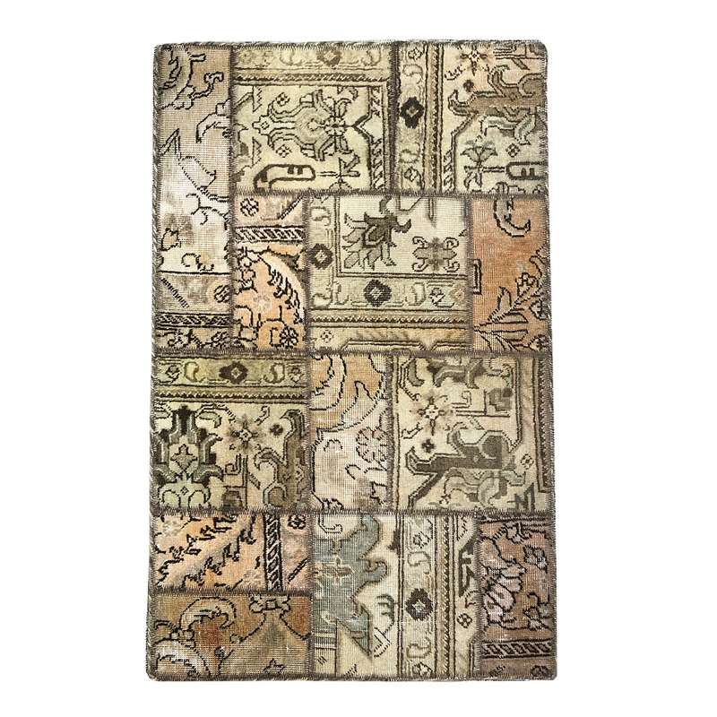 فرش دستبافت یک متری مدل چهل تکه