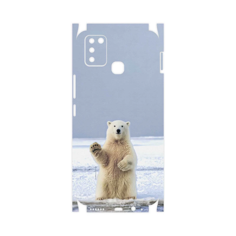 برچسب پوششی ماهوت مدل Polar-bear-FullSkin مناسب برای گوشی موبایل اینفینیکس Smart 6 X657B