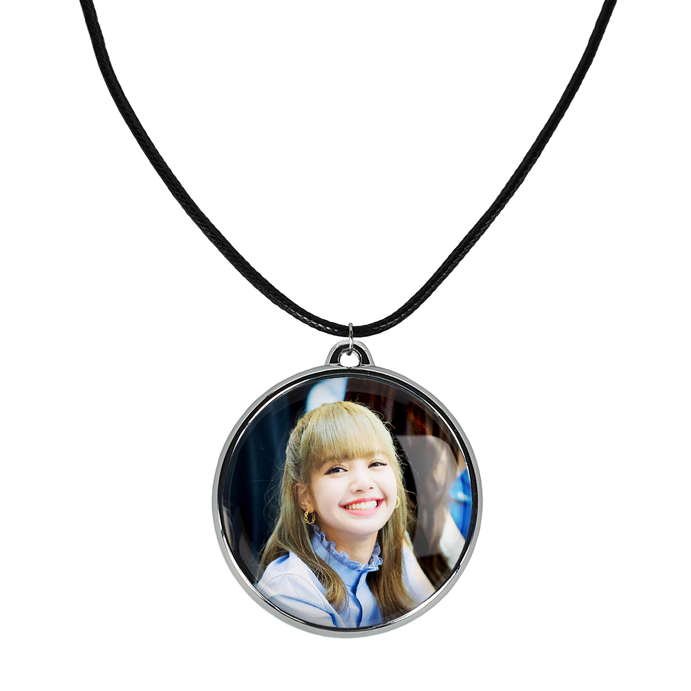 گردنبند خندالو مدل لیسا بلک پینک کد 1425314249