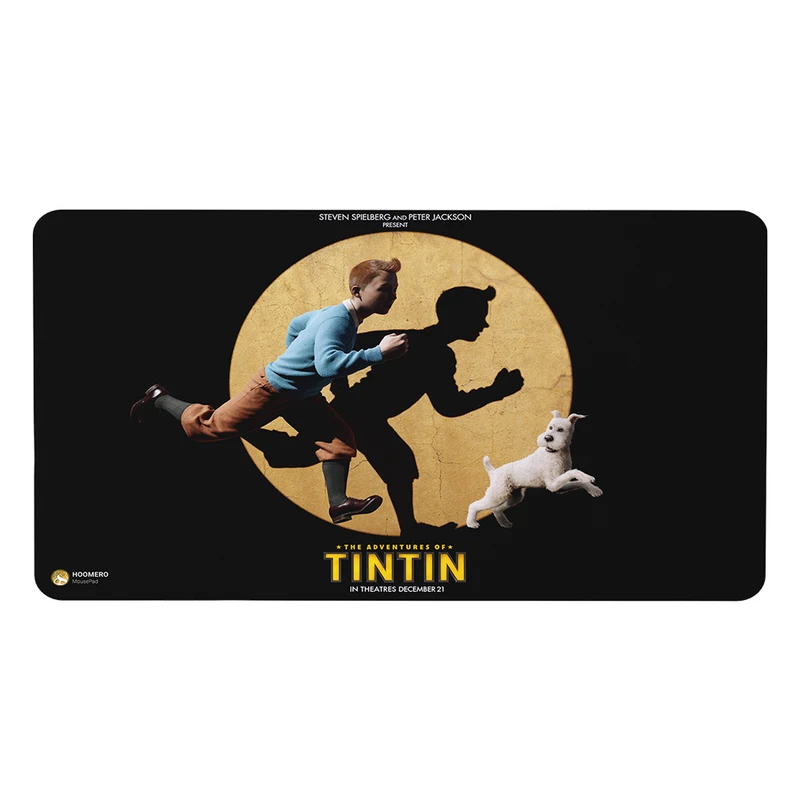 ماوس پد هومرو مدل MX2812 طرح ماجراهای تن‌تن و میلو