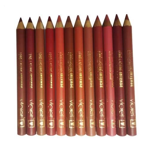 رژ مدادی وییولت شماره A بسته 12 عددی