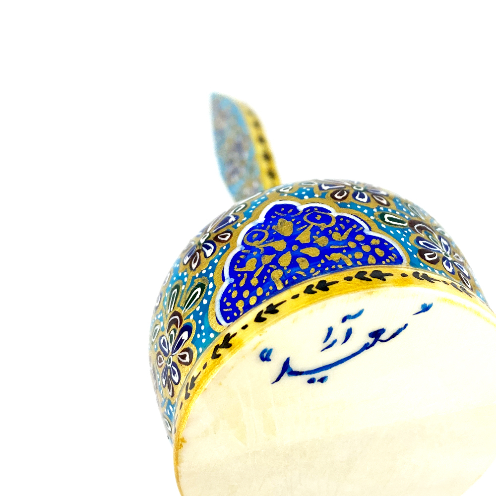  سرمه دان استخوانی سعید آرا طرح تذهیب مدل بچکول کد 93