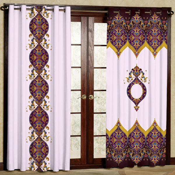 پرده مدل مخمل پانچی کد 7432 سایز 280x140 سانتی متر