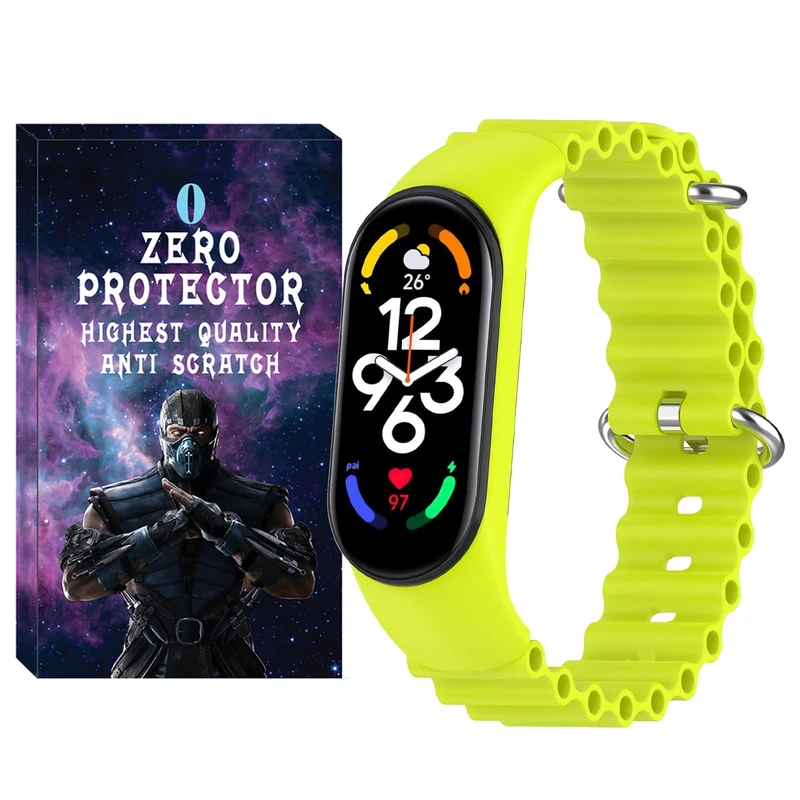 بند زیرو مدل Ocean ZR مناسب برای ساعت هوشمند شیائومی Mi band 7