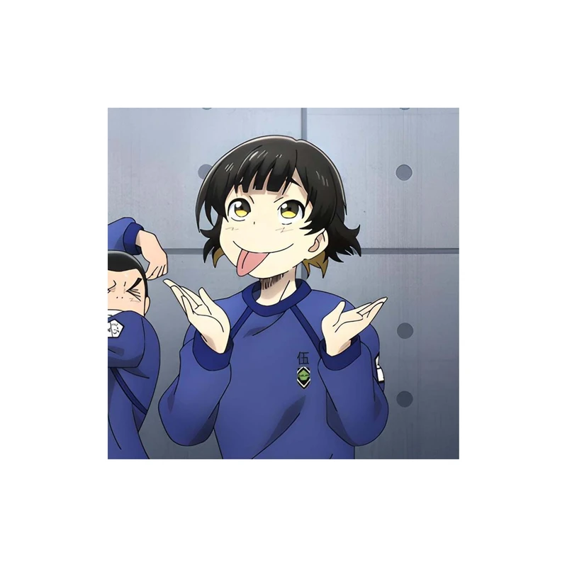 استیکر لپ تاپ و موبایل مدل انیمه طرح بلو لاک مگورو باچیرا blue lock Meguru Bachira کد 1464