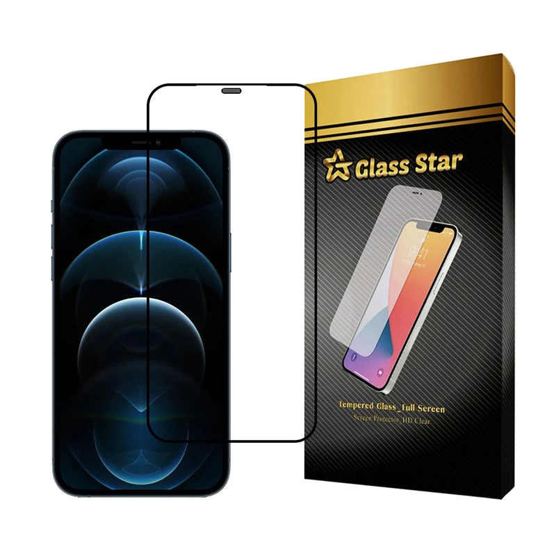 محافظ صفحه نمایش گلس استار مدل STATICG مناسب برای گوشی موبایل اپل iPhone 12 /12 Pro