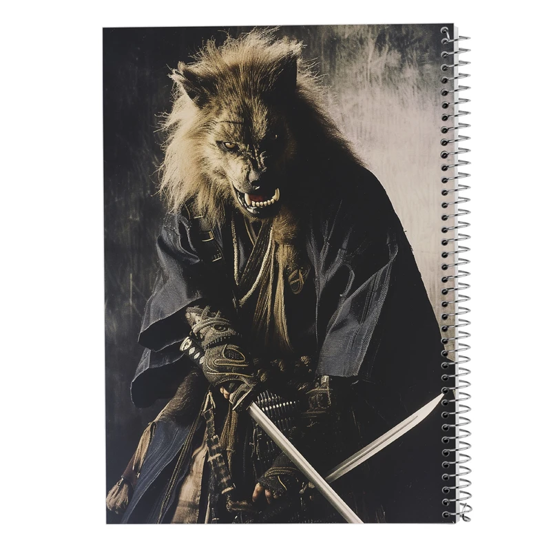 دفتر مشق 100 برگ مدوپد مدل حیوانات جنگجو کد DF14796