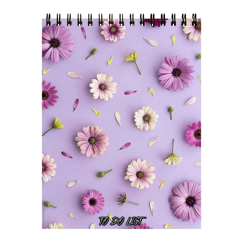 دفتر برنامه ریزی 50 برگ طرح گل بابونه کد 387