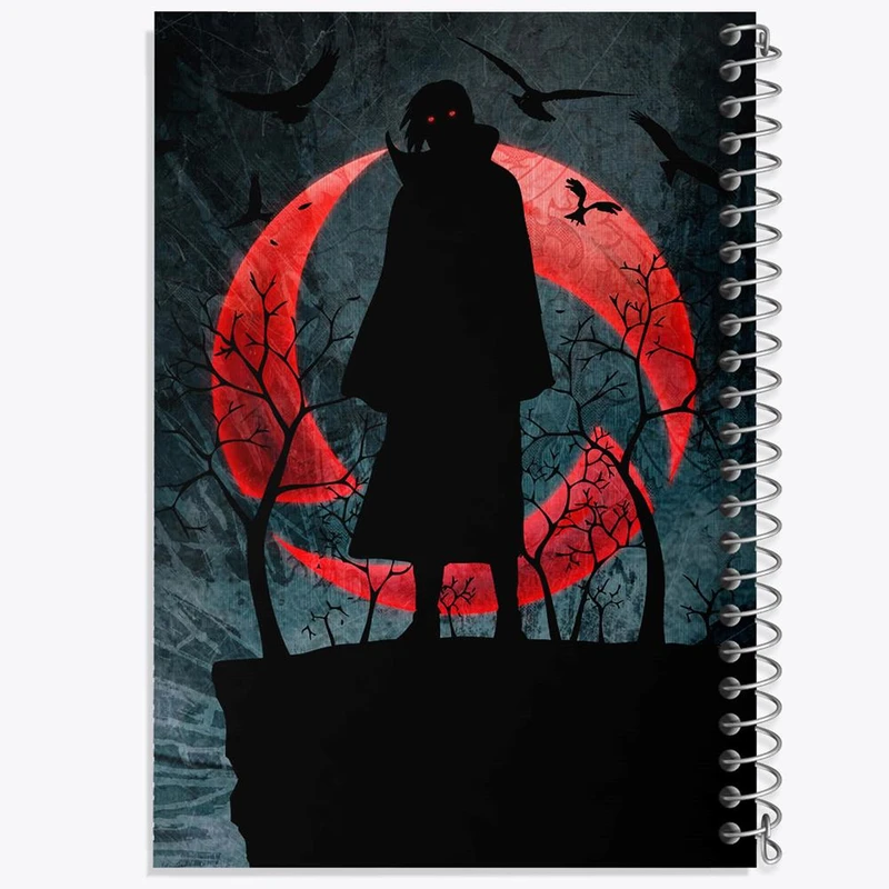 دفتر مشق 50 برگ خندالو مدل اوچیها ایتاچی انیمه ناروتو Naruto  کد 11249